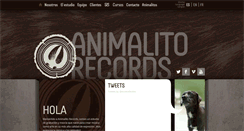 Desktop Screenshot of animalitorecords.com